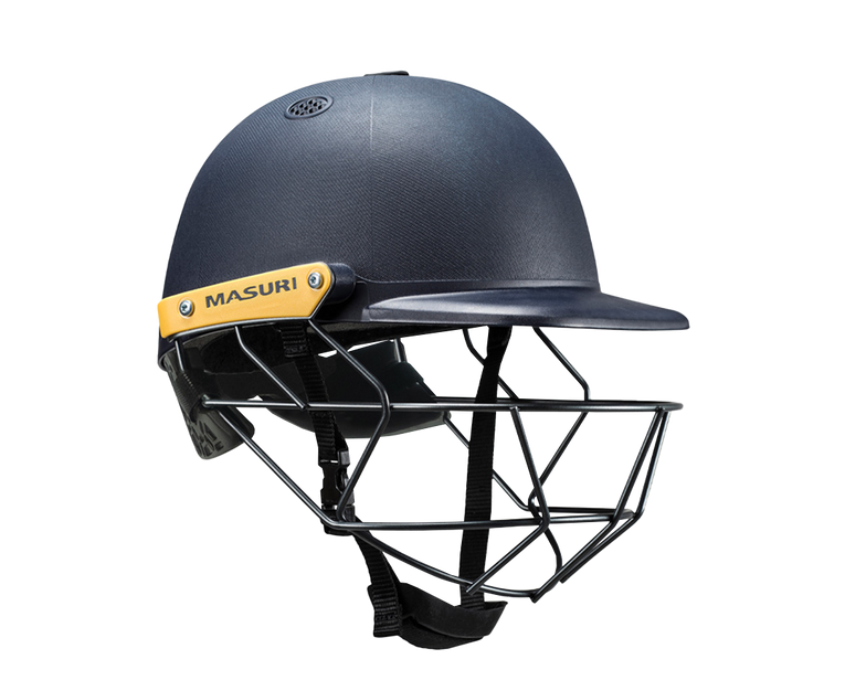 Masuri C Line Steel Junior Cricket Helmet with Neck Guard
