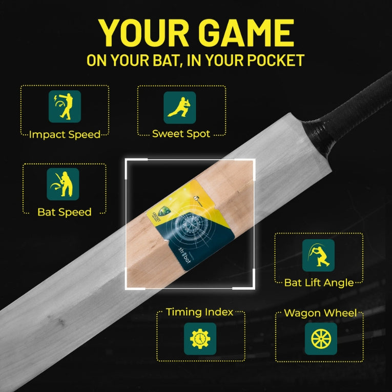 STR8BAT Pro Cricket Bat Smart StickerV 2.0 - Cricket Australia