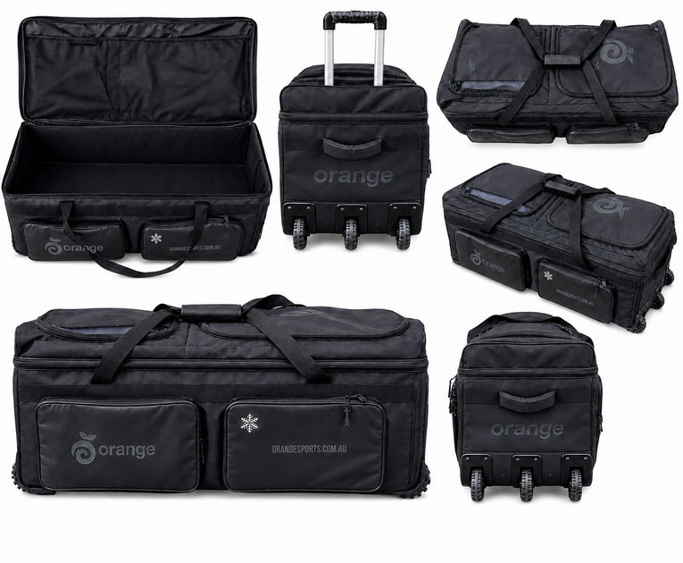 Orange Sports Black Edition Wheelie Bag