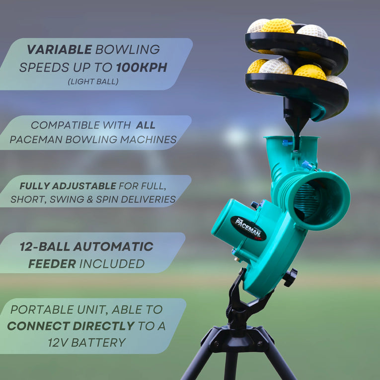 Paceman 195XT Cricket Bowling Machine