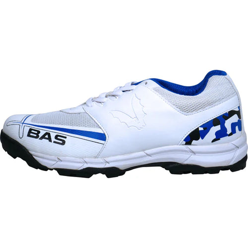 Load image into Gallery viewer, BAS White and Blue Camo Cricket Rubber Shoes
