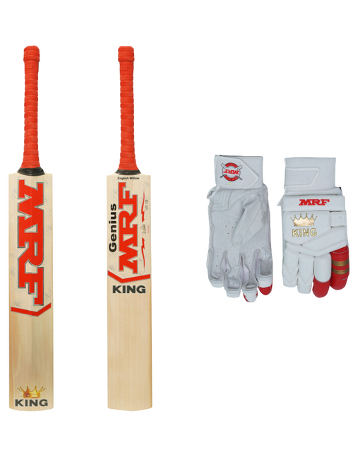 Load image into Gallery viewer, MRF Genius King Cricket Bat New 2024
