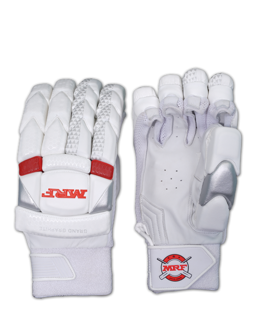 Load image into Gallery viewer, MRF Grand Graphite Batting Gloves New 2024
