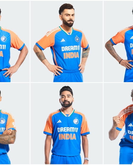 Adidas Indian Cricket Team T20 Jersey New 2024