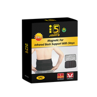 I5 Joints i5-555 Magnetic Far Infrared Back Support with Stays