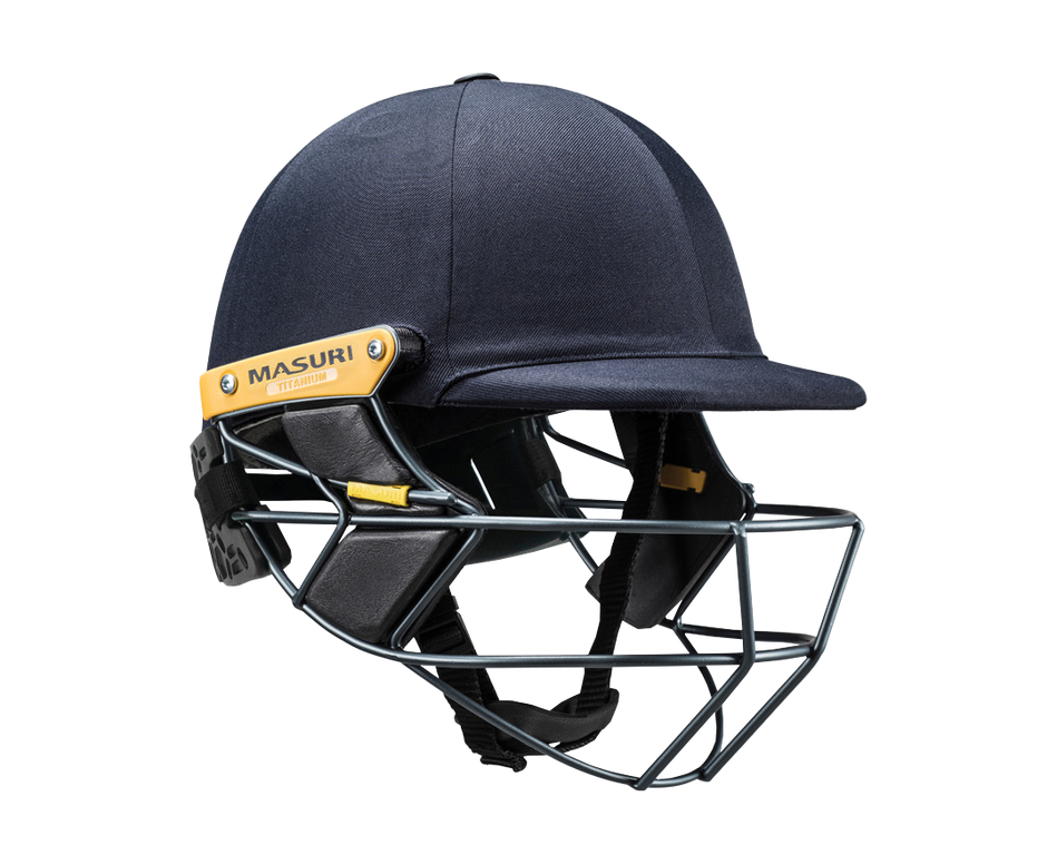 Masuri T Line Titanium Cricket Helmet with Neck Guard