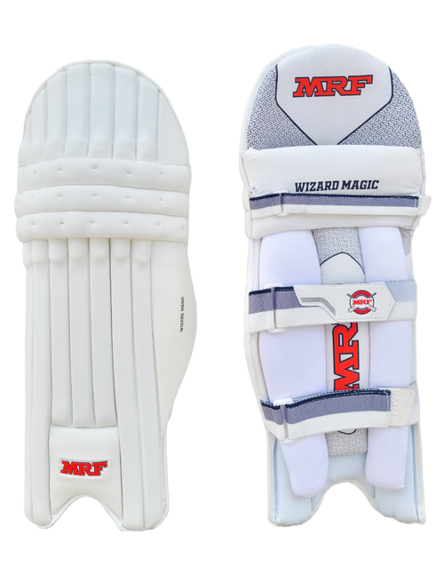 Load image into Gallery viewer, MRF Wizard Magic Batting Pads New 2024
