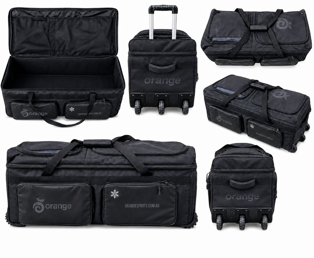 Orange Sports Black Edition Wheelie Bag