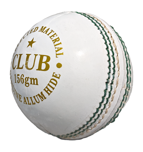 MRF Club White 4pc Cricket Ball