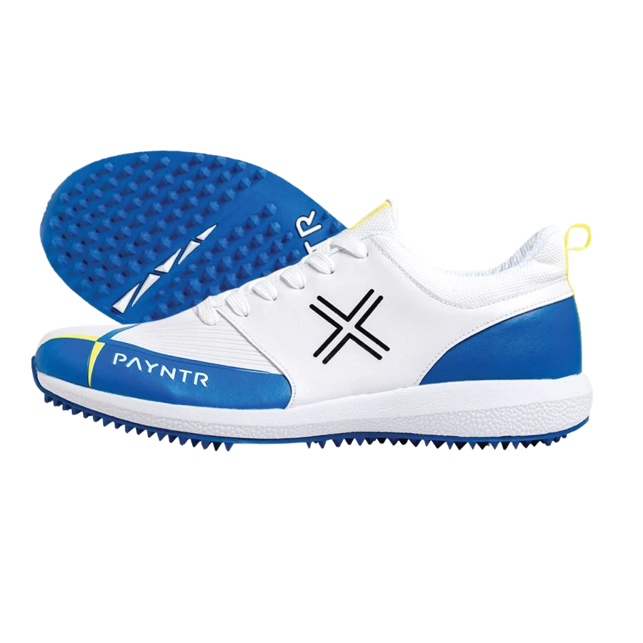Payntr V Pimple Rubber Shoes White Blue (6784312934452)
