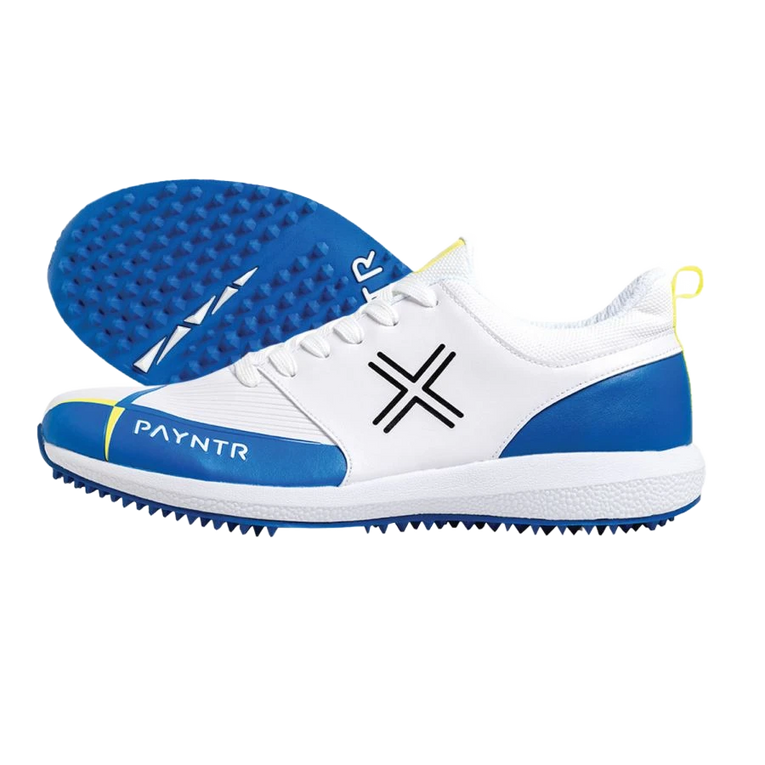 Payntr V Pimple Rubber Shoes White Blue (6784312934452)