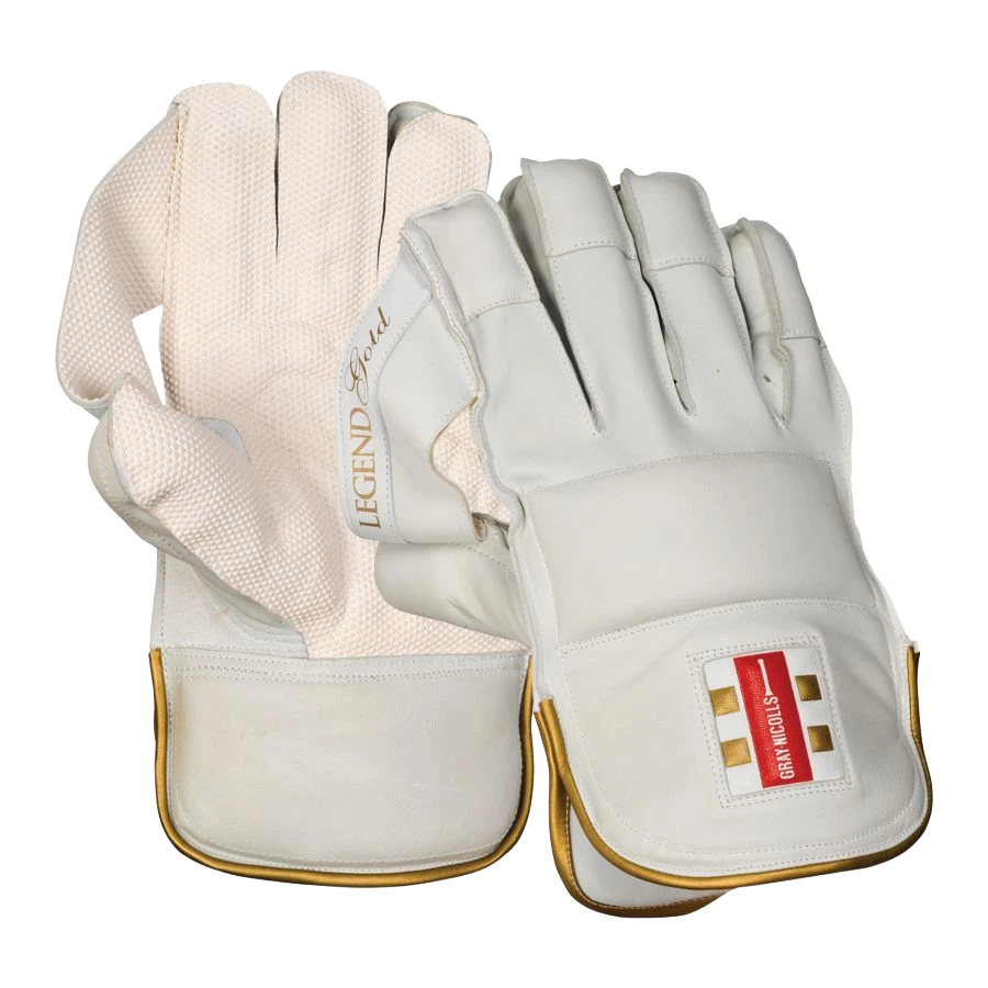 Gray Nicolls Legend Gold Wicket Keeping Gloves (6784330367028)