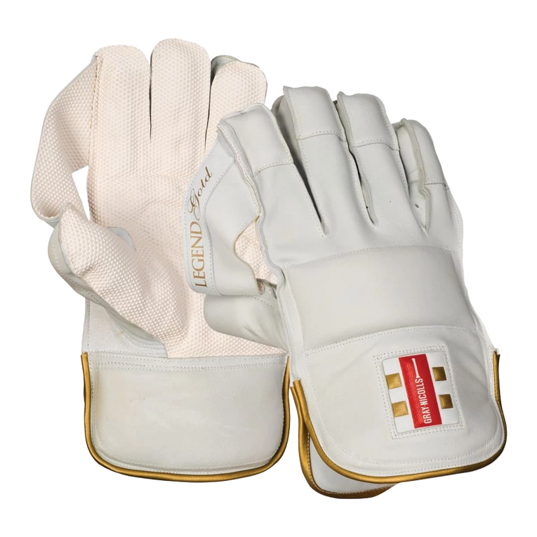Gray Nicolls Legend Gold Wicket Keeping Gloves (6784330367028)