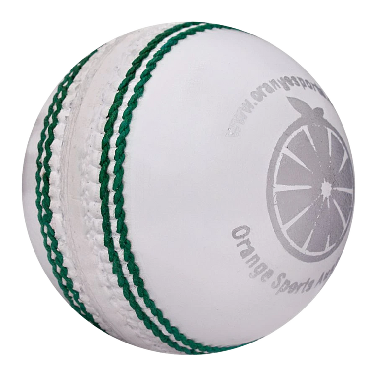 Training 142g 2 Piece White Cricket Ball (6789279154228)