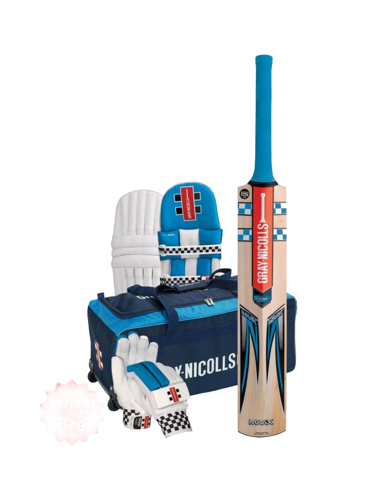 Gray Nicolls Junior Set With Wheelie Bag