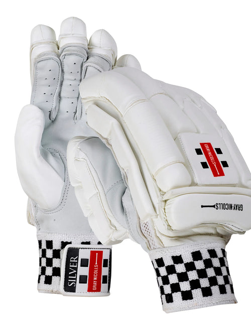 Load image into Gallery viewer, Gray Nicolls Silver Batting Gloves
