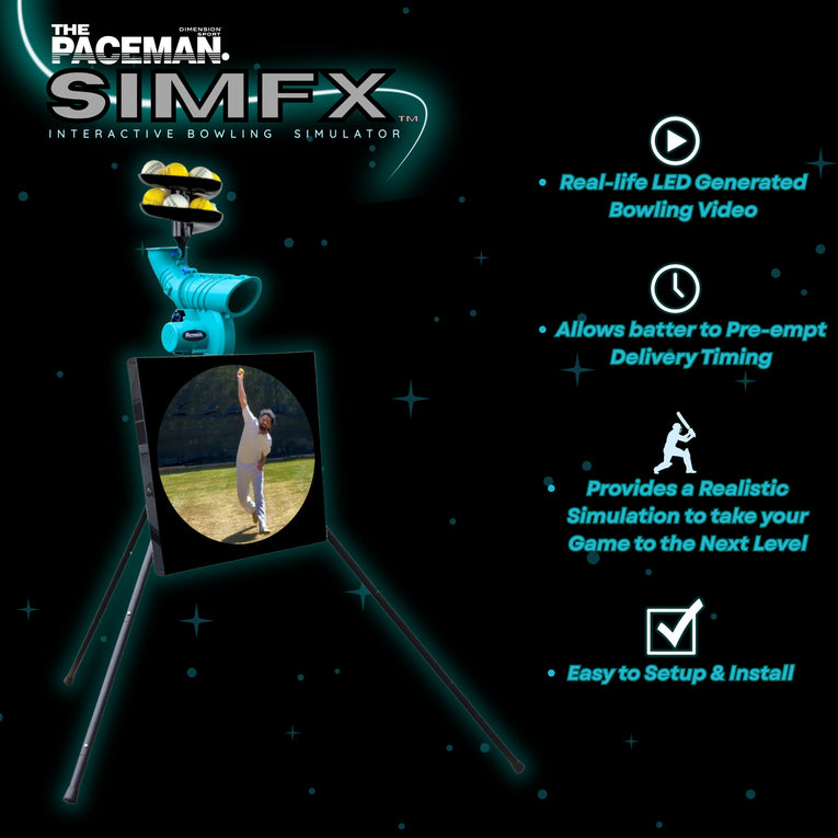 Paceman SimFX Interactive Bowling Simulator Screen