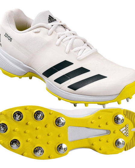 Adidas 22 YDS Cricket Spike Shoes (6781349232692)