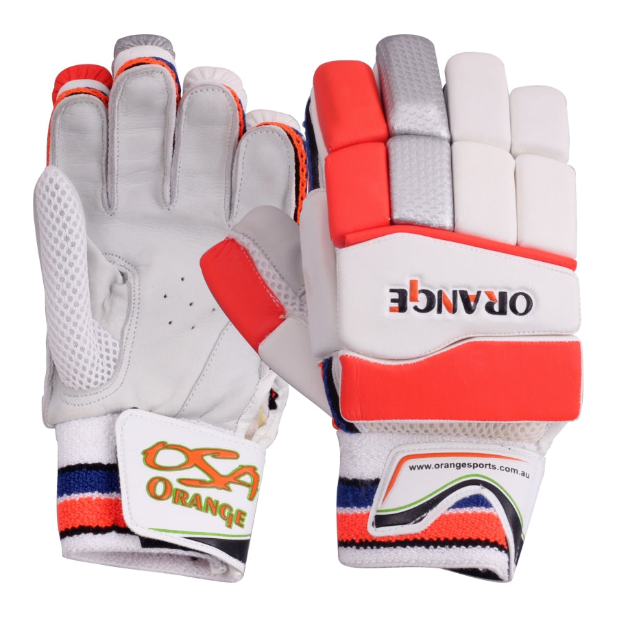 Orange Sports Panoply Batting Gloves Junior (6789210406964)