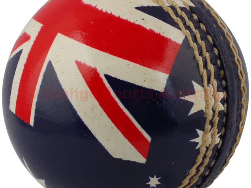 Load image into Gallery viewer, Australian Flag Cricket Ball For Autograph (6789267128372)
