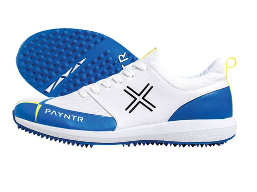 Load image into Gallery viewer, Payntr V Pimple Rubber Shoes White Blue (6784312934452)
