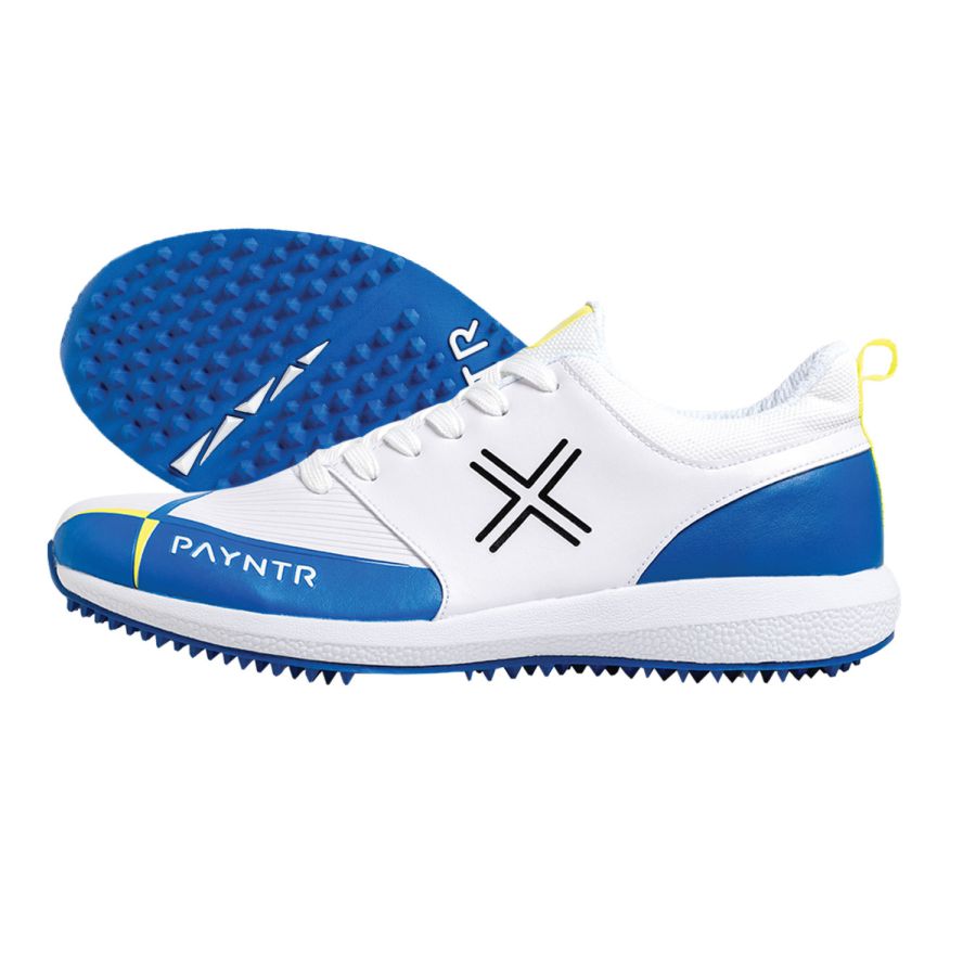 Payntr V Pimple Rubber Shoes White Blue (6784312934452)