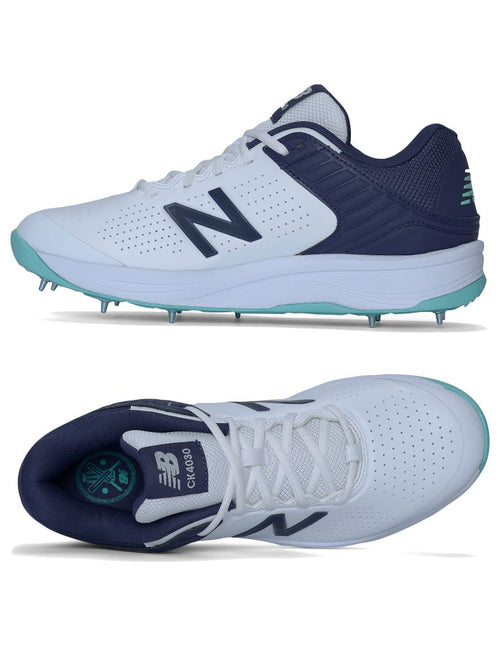 Load image into Gallery viewer, New Balance CK4030 J4  Spike Cricket Shoes
