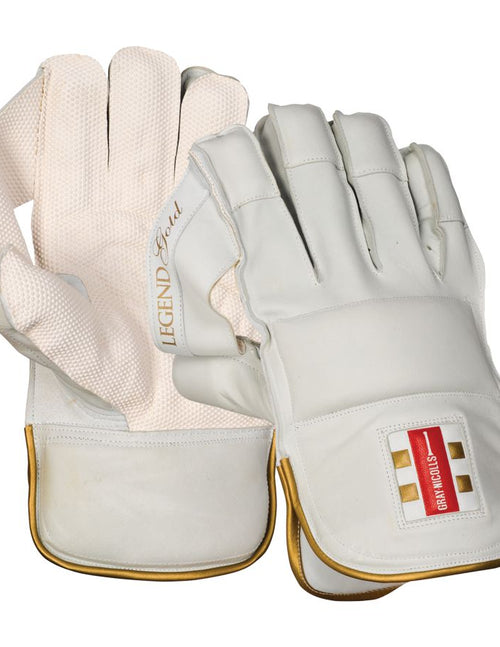 Load image into Gallery viewer, Gray Nicolls Legend Gold Wicket Keeping Gloves (6784330367028)
