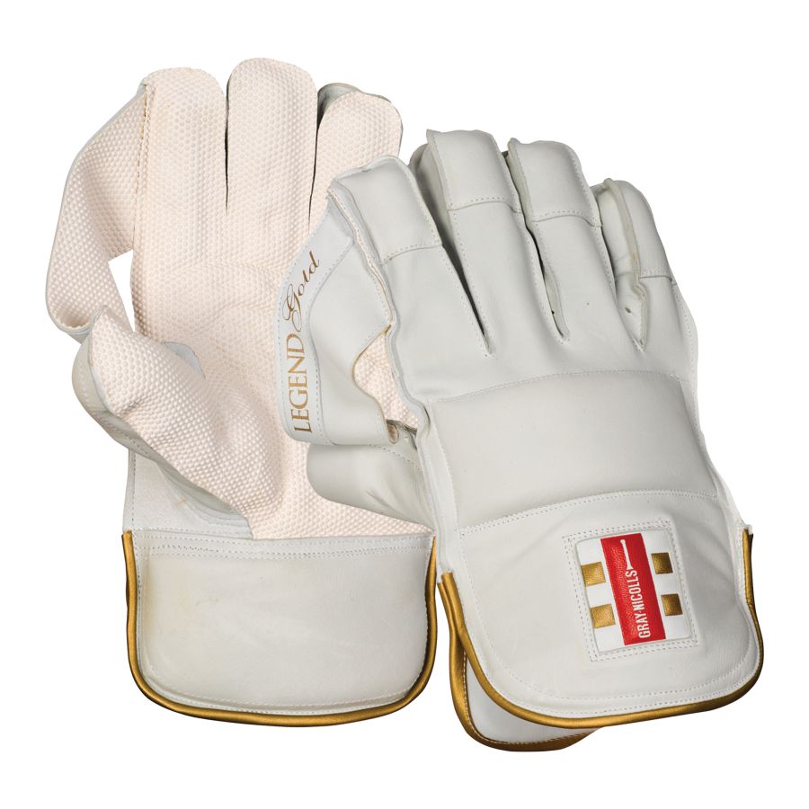 Gray Nicolls Legend Gold Wicket Keeping Gloves (6784330367028)