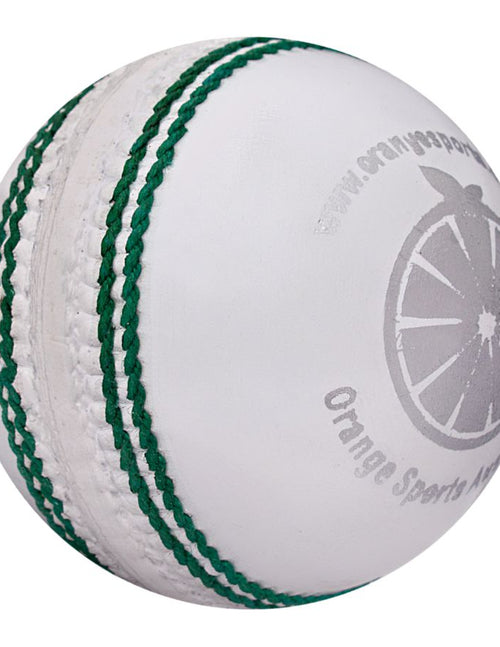 Load image into Gallery viewer, Training 142g 2 Piece White Cricket Ball (6789279154228)
