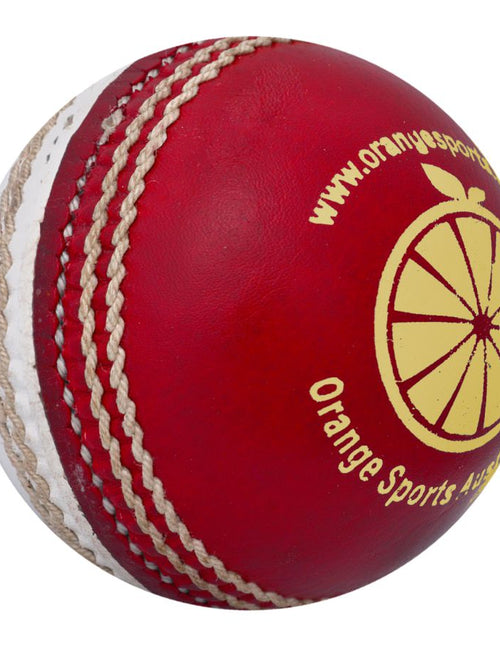 Load image into Gallery viewer, Red White Cricket Training Ball (6789272928308)
