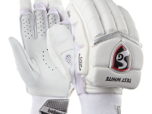 Load image into Gallery viewer, SG Test White Batting Gloves (6787897688116)
