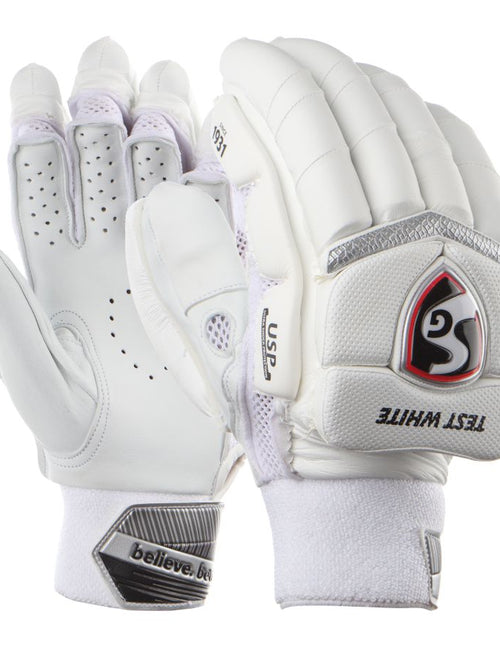 Load image into Gallery viewer, SG Test White Batting Gloves (6787897688116)
