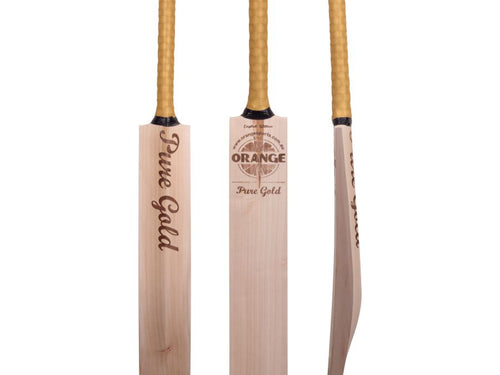 Load image into Gallery viewer, Orange Sports Pure Gold Reserve Grade Cricket Bat (6787028910132)
