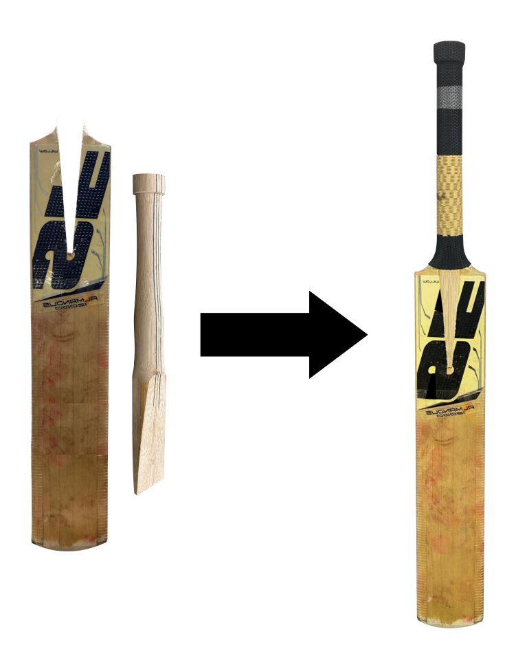 Cricket Bat Re-handle Service (6790715342900)