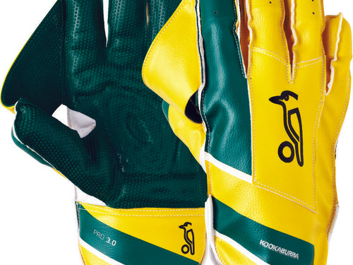 Load image into Gallery viewer, Kookaburra Kahuna Pro 3.0 Wicket Keeping Gloves (6784376176692)
