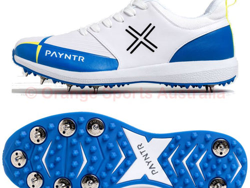 Load image into Gallery viewer, Payntr V Spike Shoes White Blue (6781802741812)
